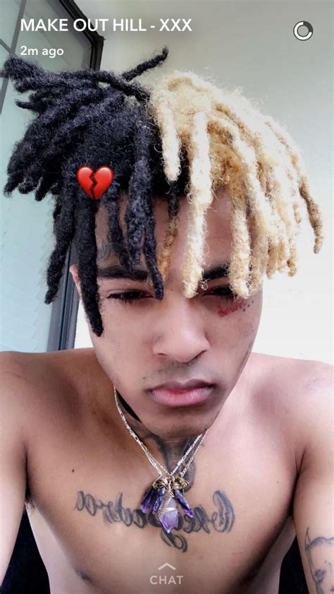 xxxtentacion blonde and black dreads